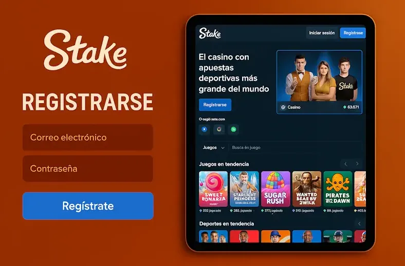 Stake Registrarse Paso a Paso