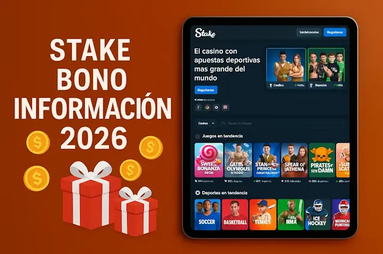Stake bono y promociones disponibles en 2026